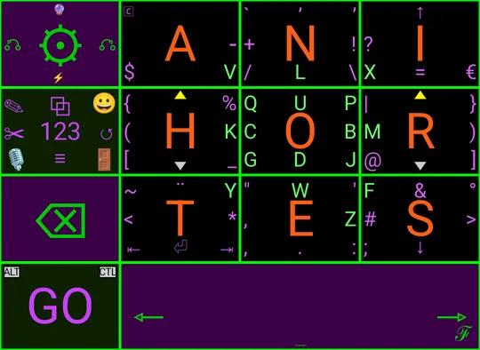 GridKeys in the Halloween palette