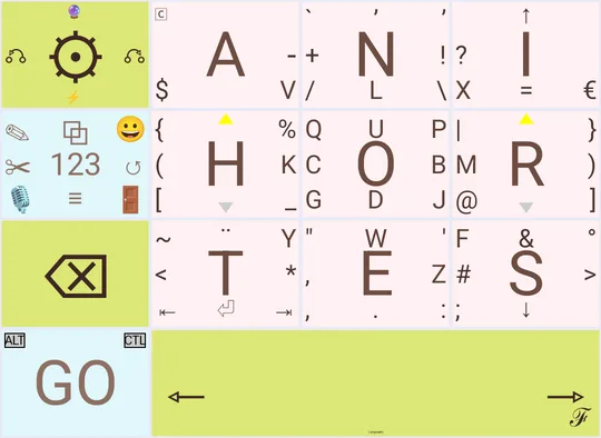 GridKeys in the Spring Blossom palette